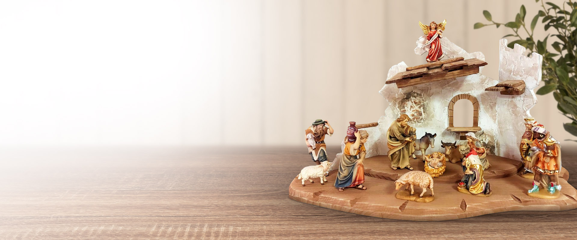 Svietiace drevené betlehemy