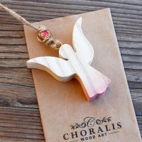 Malý drevený anjel