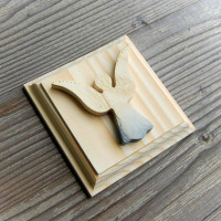 Drevený anjelik k Svätému prijímaniu