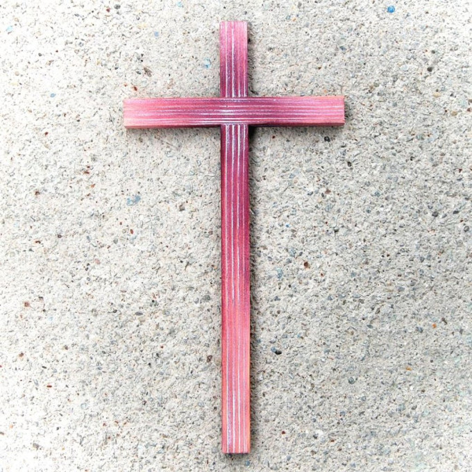 Drevený kríž - rôzne farby