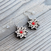 Drevené náušnice - Plesnivec