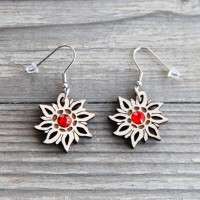 Drevené náušnice - Plesnivec