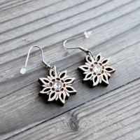 Drevené náušnice - Plesnivec