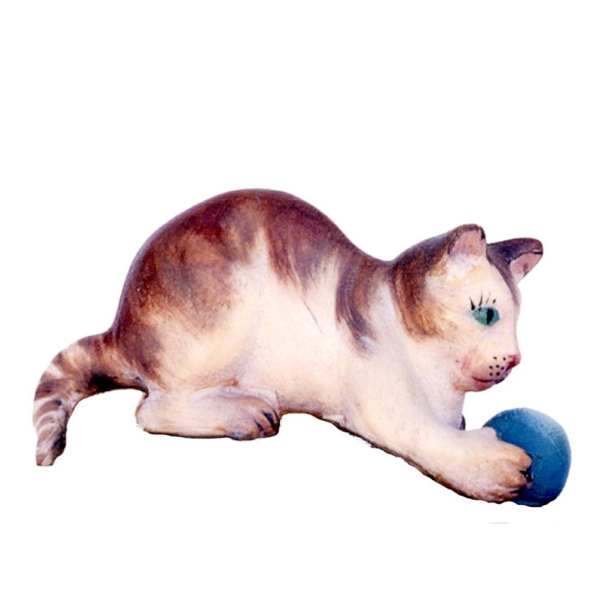 Nativity Animals - Playing Cat - Baroque