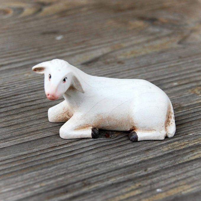 Zvieratá pre betlehem - Ležiaca Ovečka - Románsky