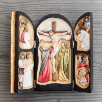 Ježišove Pašie Drevený reliéf