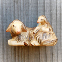 Nativity Animals - Sheep with Lamb - African