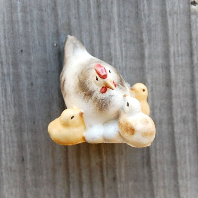 Zvieratá pre betlehem - Sliepka a Kuriatka -Africký