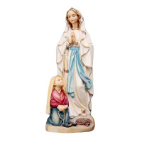 Panna Mária Lurdská s Bernadetou