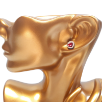 Wooden Heart Earrings