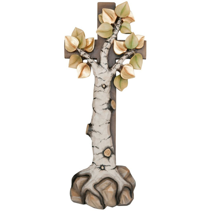 Drevený kríž strom života