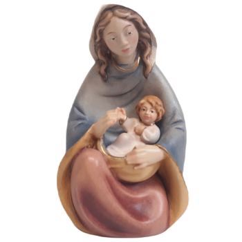 Sediaca Panna Mária s Ježišom