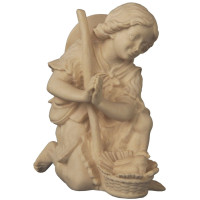 Shepherd child kneeling - Folk