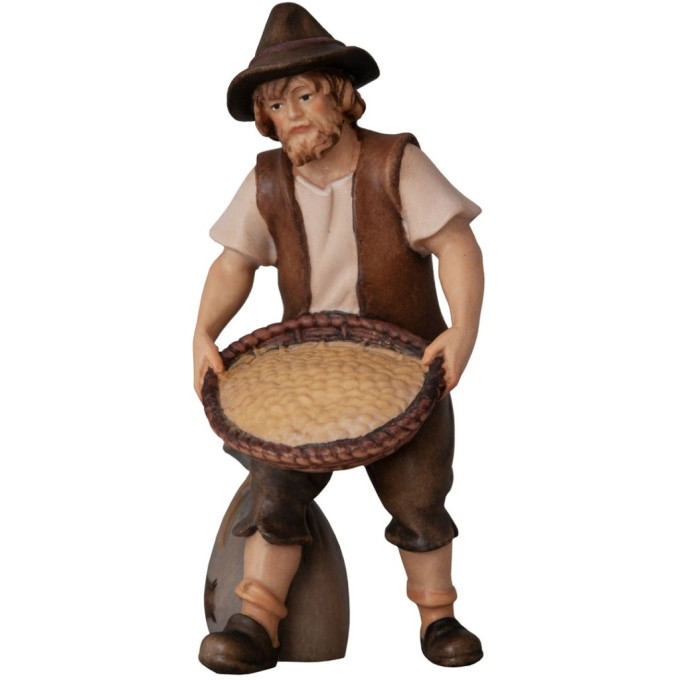 Schepherd feeding sheep - Folk