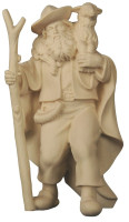 Shepherd with sheep on shoulder - Folk