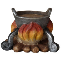 Camp fire with skillet - Folk