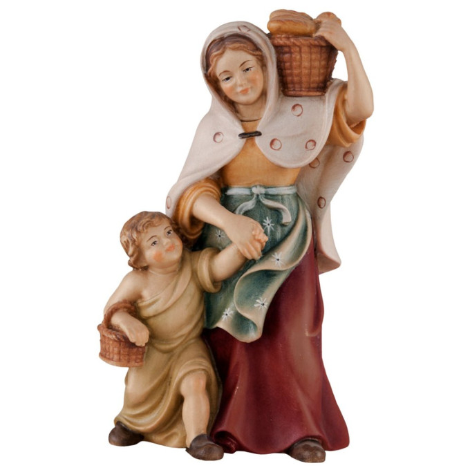 Shepherdess with child - Folk