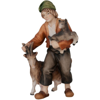 Goatherd with child and goat - Folk