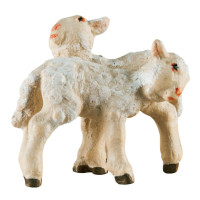 Pair of Lambs standing - Folk