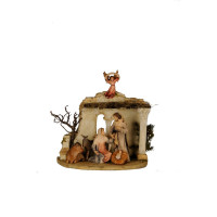 Orientálny betlehem - domec a 6 figúriek