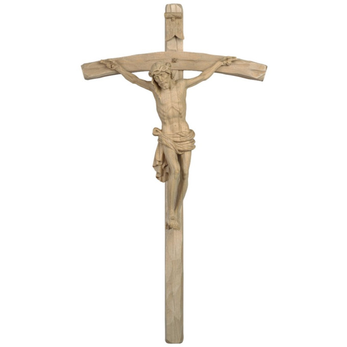 Oak Wood Dolomite Crucifix