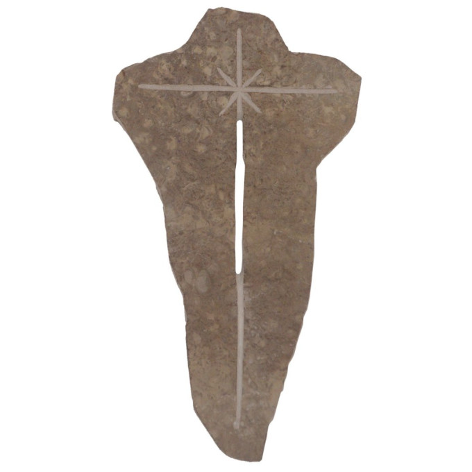 Cross in Dolomit stone