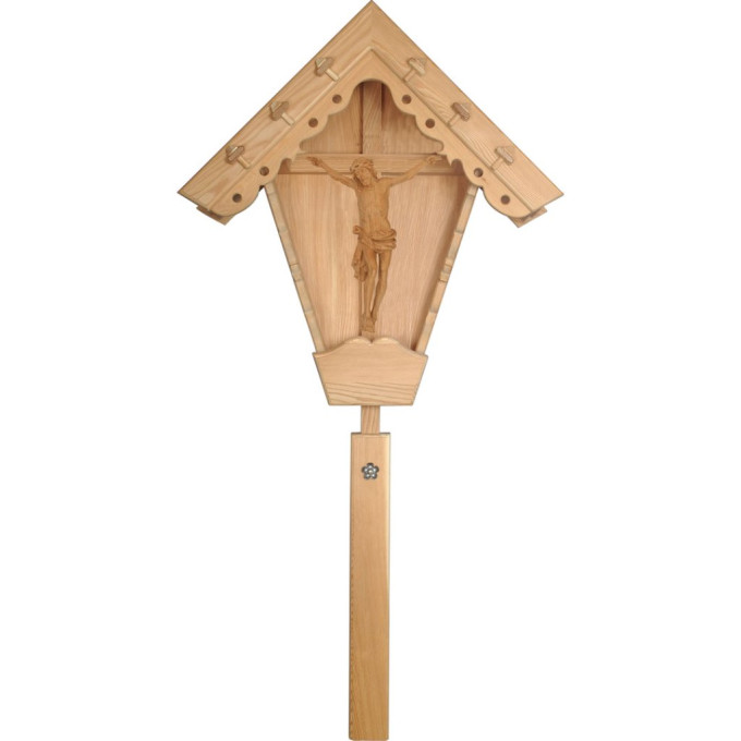 Oak Wood Field Cross with Dolomite Corpus