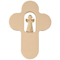 Childrens Crucifix with Angel praying 5 cm