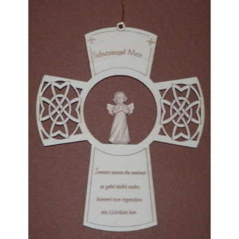 Childrens Crucifix with praying angel