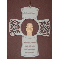 Krížik so strážnym anjelom a modlitbou