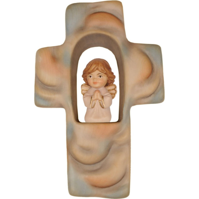 Krížik s oblakmi a anjelom