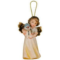 Mária anjel so snehuliakom