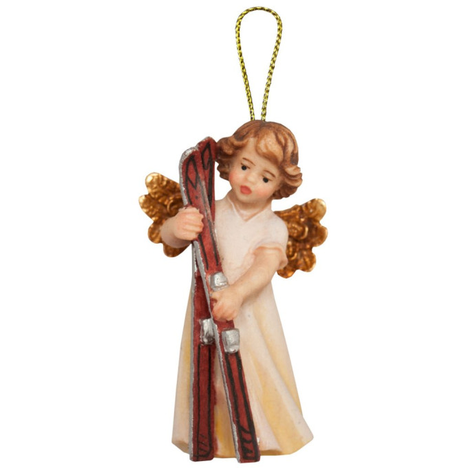 Mária anjel s lyžami