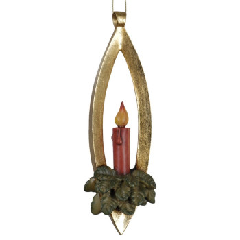 Dekorácia so sviečkou