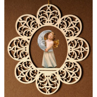 Ornament s anjelom a mesiacom