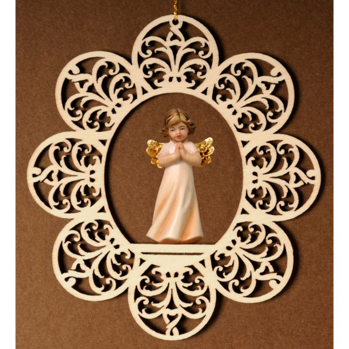 Ornament s modliacim anjelom