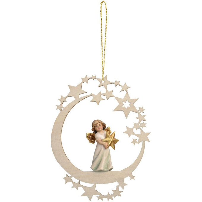 Mesiac s anjelom a hviezdou