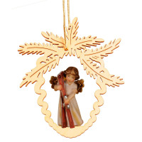 Šiška s anjelom a lyžami