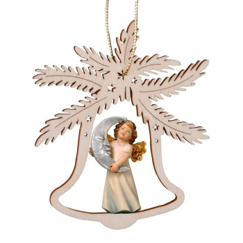 Zvonček s anjelom a mesiacom