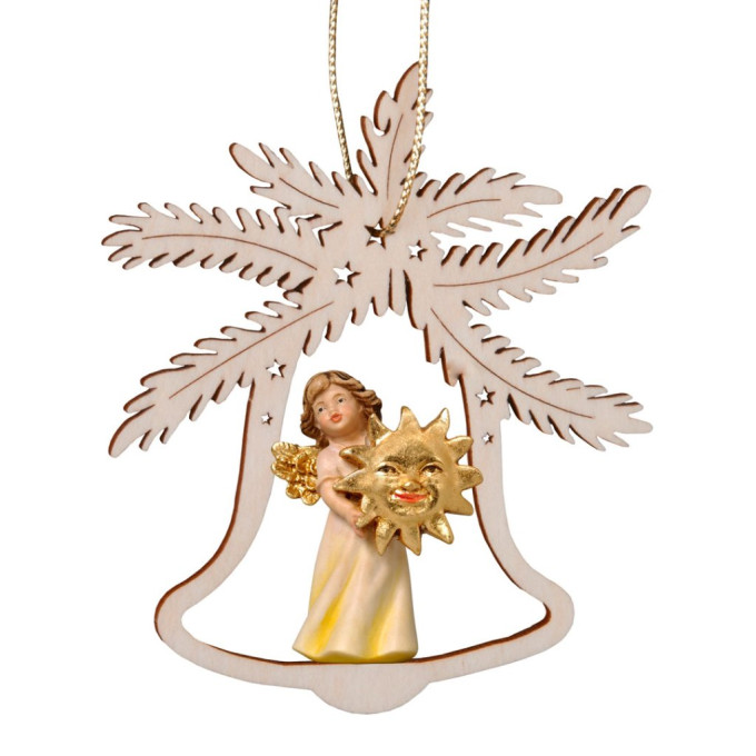 Zvonček s anjelom a slnkom