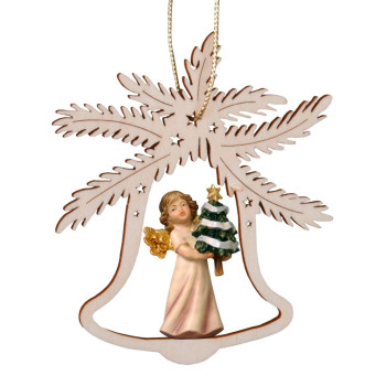 Zvonček s anjelom a stromčekom