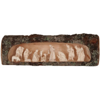 Betlehem v dreve s 12 figúrkami