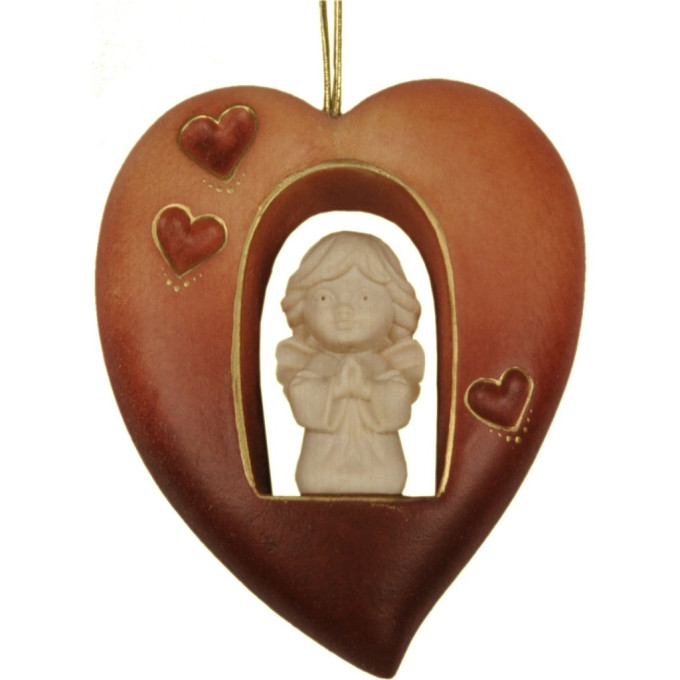 Slnečný strážny anjel v srdci