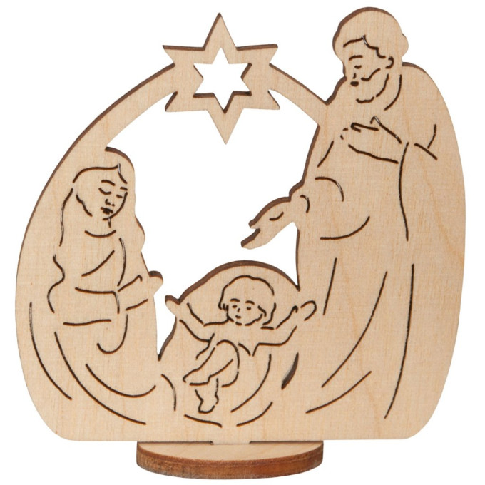 Svätá rodina z dreva