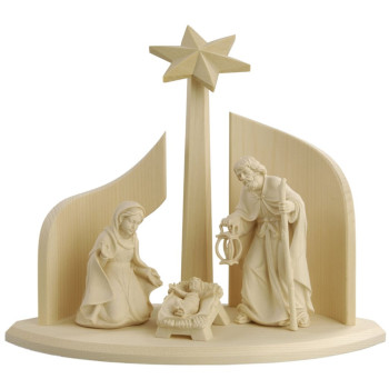 Svätá rodina v domci s kométou (otvorený lampáš)