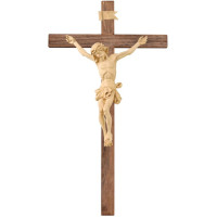 Baroque Crucifix in wood rustic-style