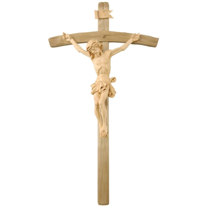 Lime Wood Baroque Crucifix