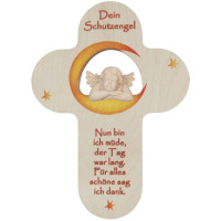 Detský kríž s mesiacom a večernou modlitbou