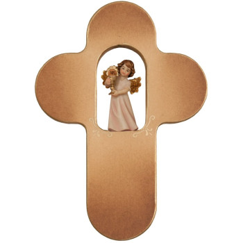 Children`s Cross with angel and host 5cm