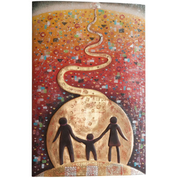 Obraz - Rodina (červený)